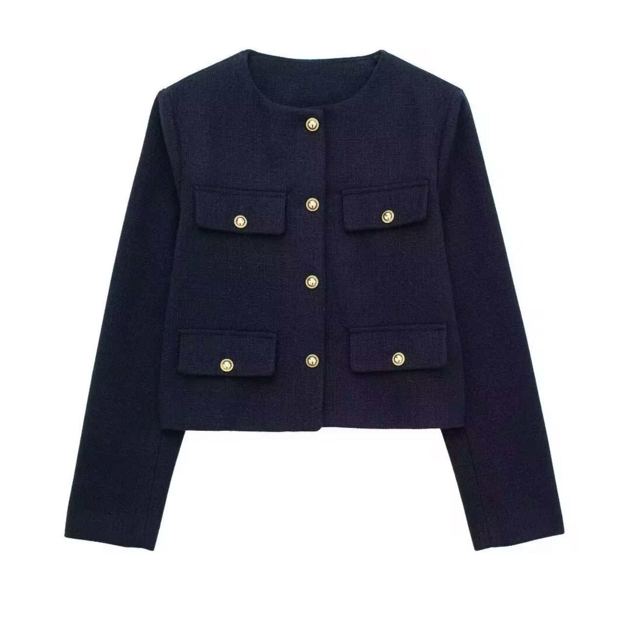 Leichte cropped Jacke