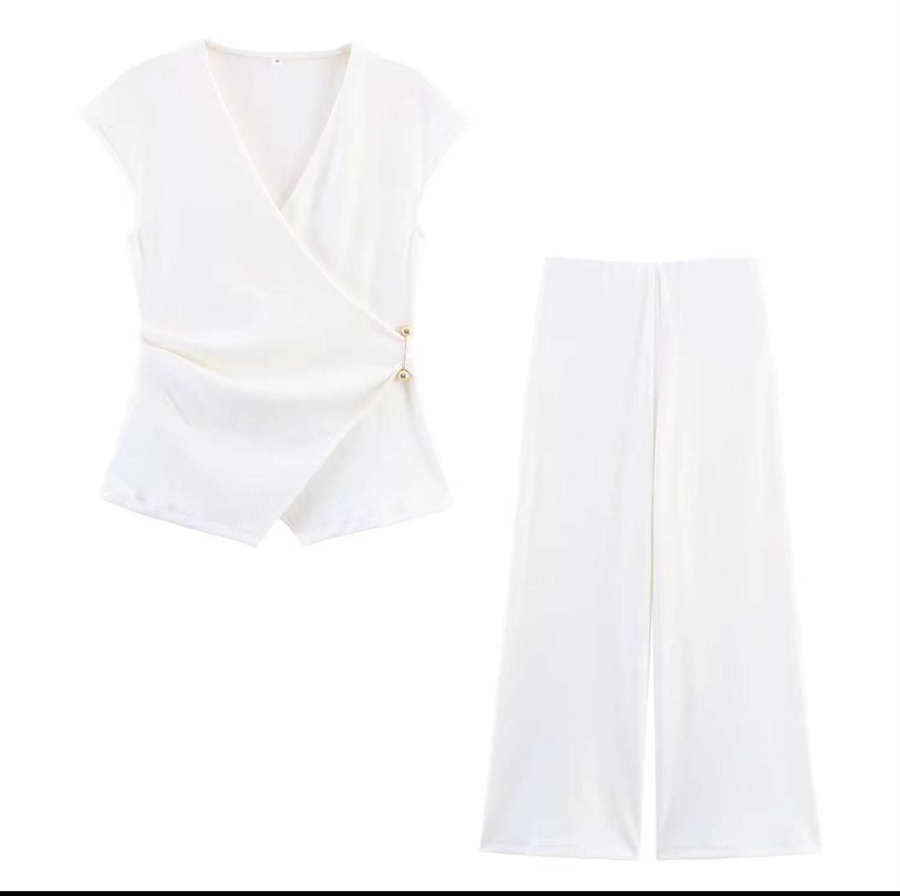 Zweiteiliges Set mit weiter Hose