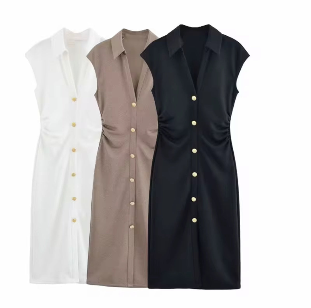 Button Down Dress – Smart & Soft
