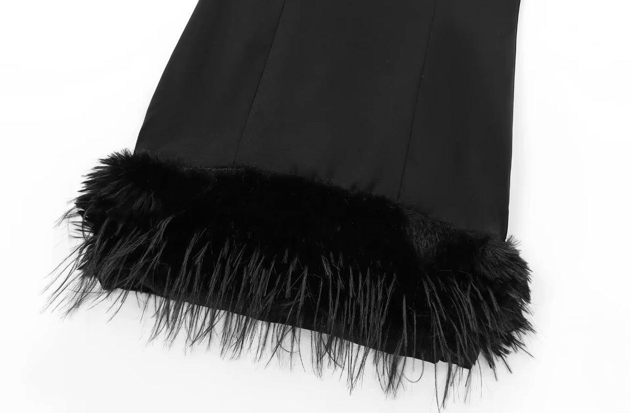 Feder Kleid