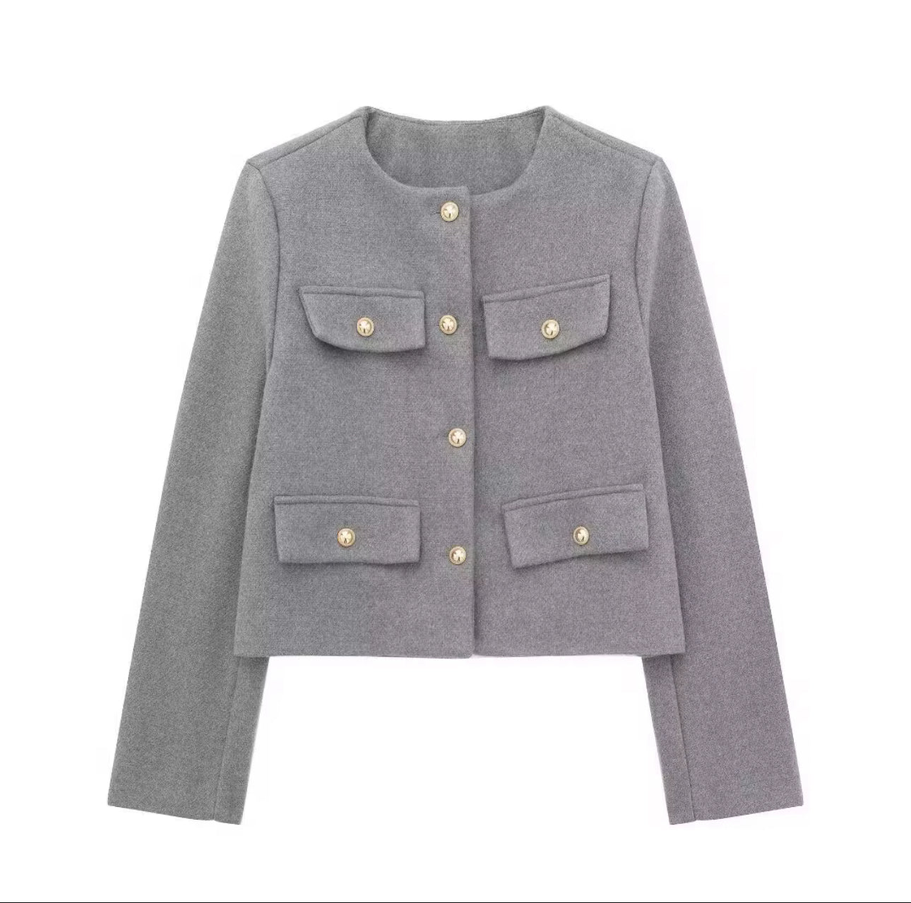 Leichte cropped Jacke