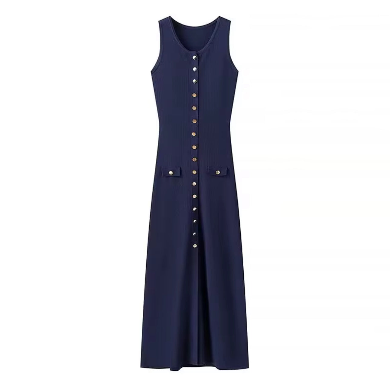 Line Knit Dress