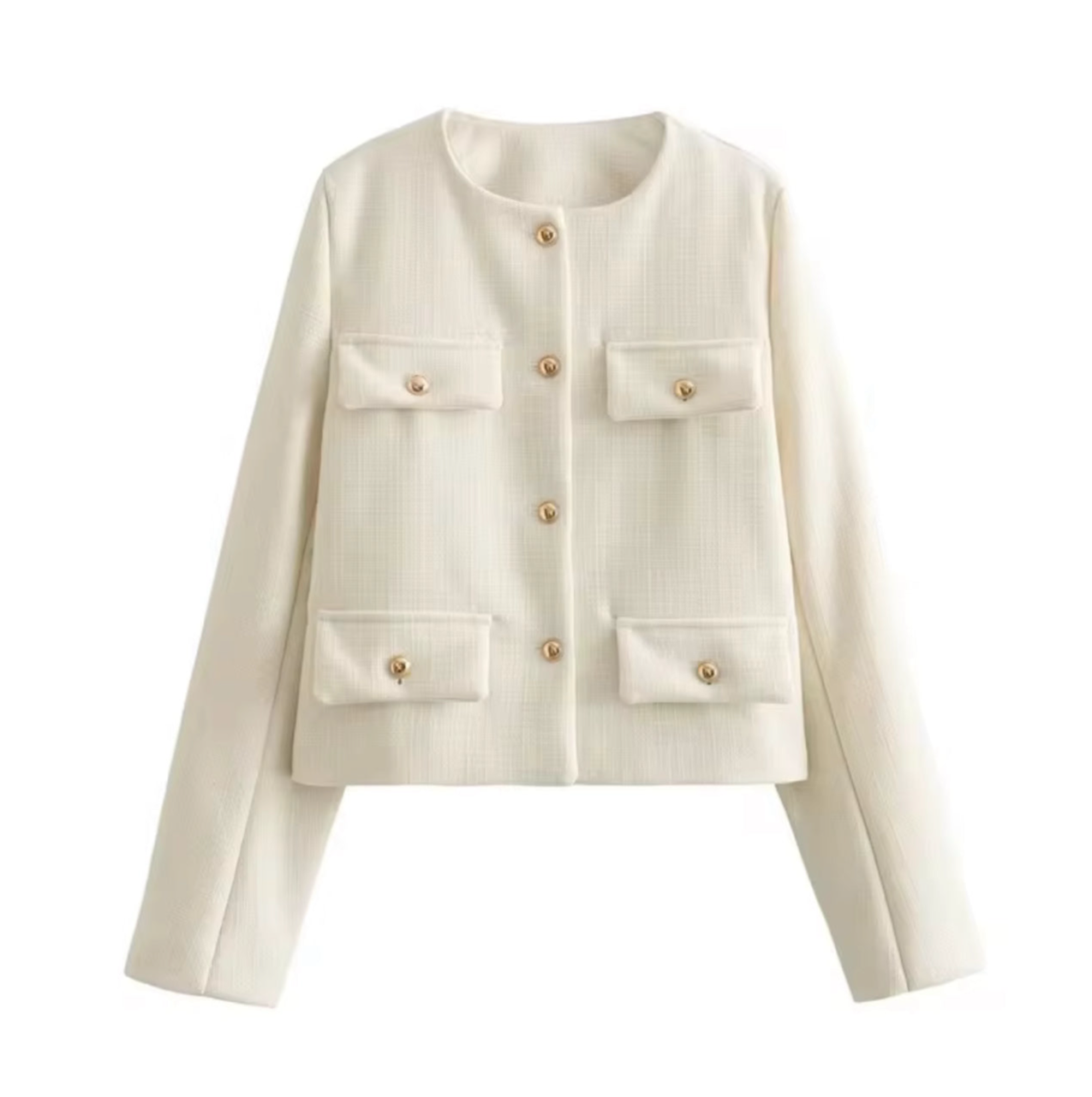 Leichte cropped Jacke