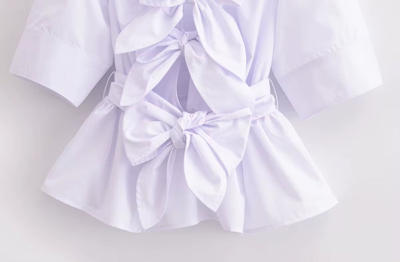 Bluse Schleifendetail