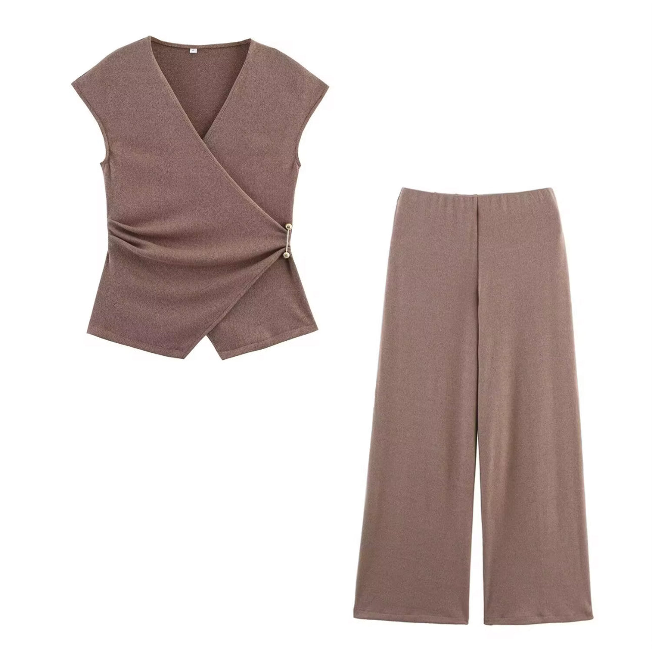 Zweiteiliges Set mit weiter Hose