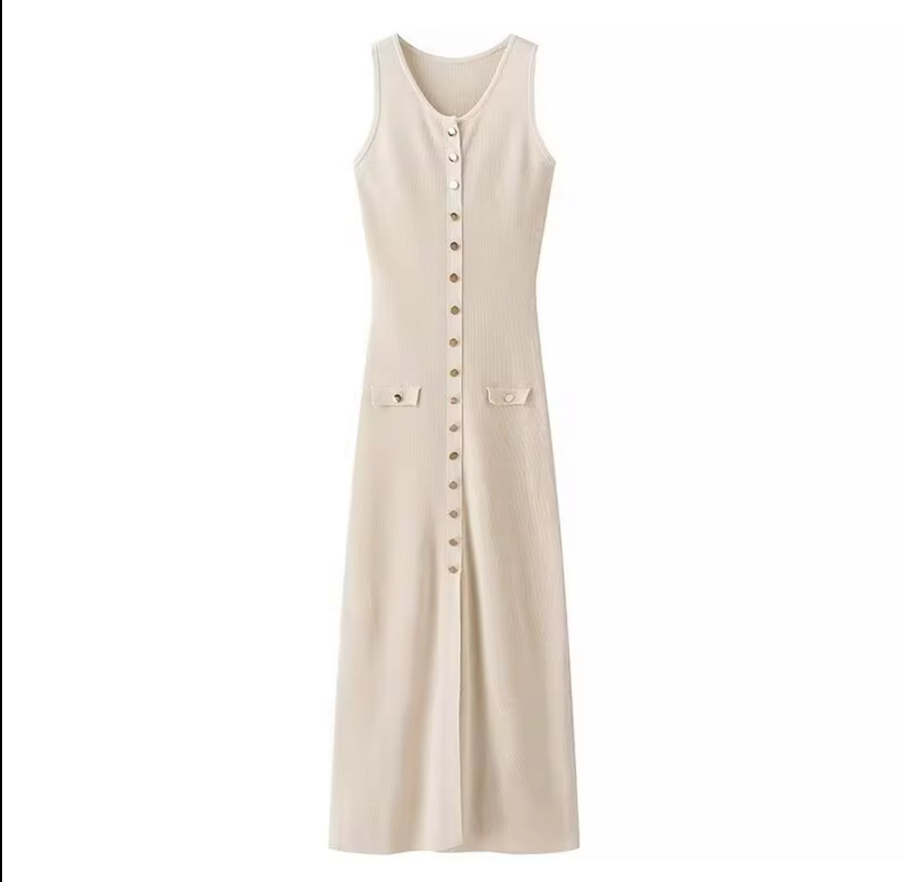 Line Knit Dress