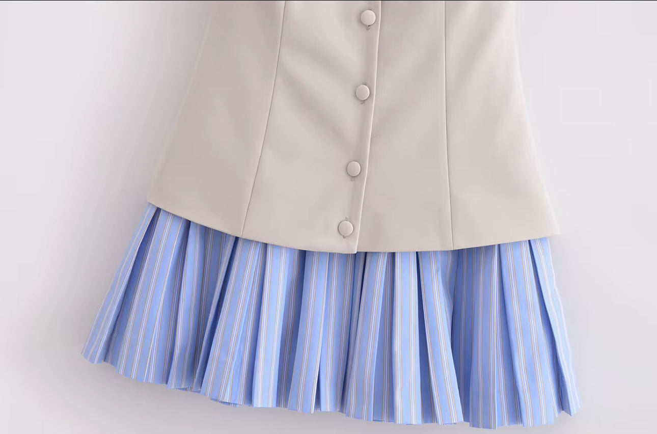 Zweiteiliges Mini - Kleid