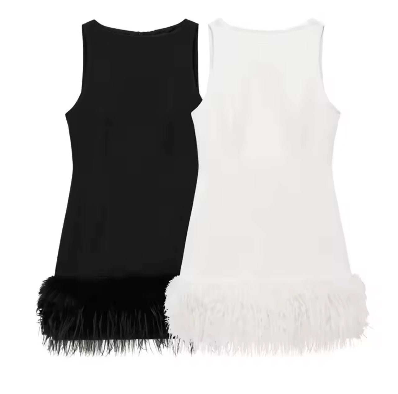 Feder Kleid