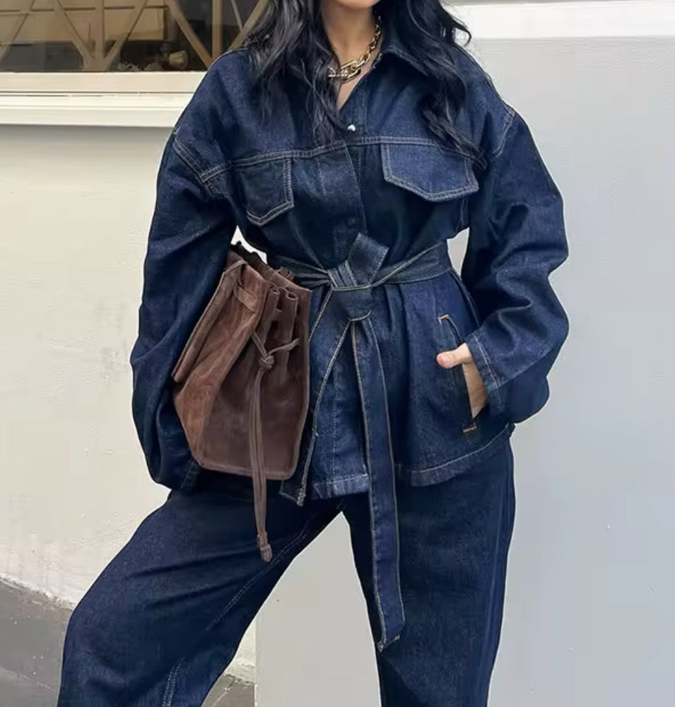 Denim Power Set – Oversized & Bold