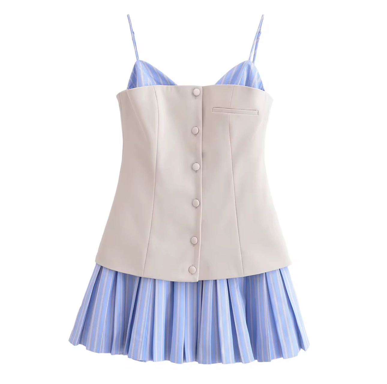 Zweiteiliges Mini - Kleid