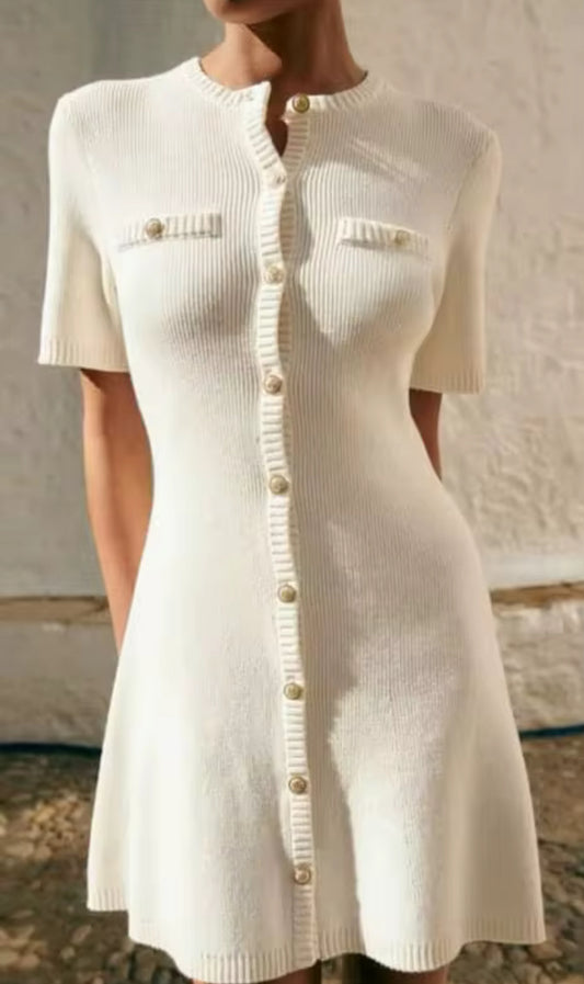 Office Strickkleid