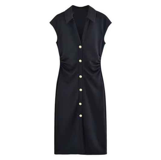 Button Down Dress – Smart & Soft