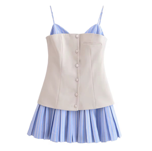 Zweiteiliges Mini - Kleid